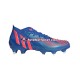 Vermelho Azul Adidas Predator EDGE.1 SG Sapphire Edge Chuteiras de futebol