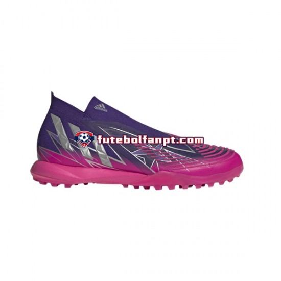 Roxo Adidas Predator EDGE.1 TF Champions Code Chuteiras de futebol