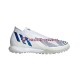 Azul Branco Adidas Predator EDGE.1 TF Diamond Edge Chuteiras de futebol