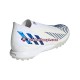 Azul Branco Adidas Predator EDGE.1 TF Diamond Edge Chuteiras de futebol