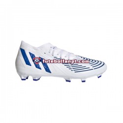 Azul Branco Adidas Predator EDGE.2 FG Diamond Edge Chuteiras de futebol