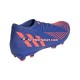 Vermelho Azul Adidas Predator EDGE.2 FG Sapphire Edge Chuteiras de futebol