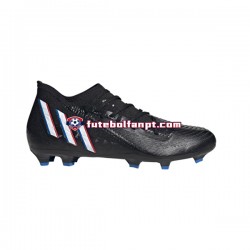 Preto Adidas Predator EDGE.3 FG Edge of Darkness Chuteiras de futebol