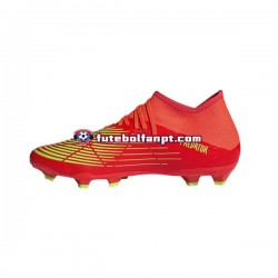 Vermelho Verde Adidas Predator EDGE.3 FG Game Data Chuteiras de futebol