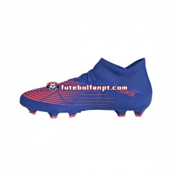 Vermelho Azul Adidas Predator EDGE.3 FG Sapphire Edge Chuteiras de futebol