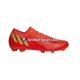 Vermelho Verde Adidas Predator EDGE.3 L FG Game Data Chuteiras de futebol