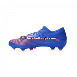 Vermelho Azul Adidas Predator EDGE.3 L FG Sapphire Edge Chuteiras de futebol