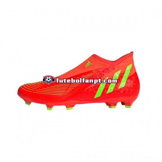 Vermelho Verde Adidas Predator EDGE.3 LL FG Game Data Chuteiras de futebol