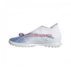 Azul Branco Adidas Predator EDGE.3 LL TF Diamond Edge Chuteiras de futebol