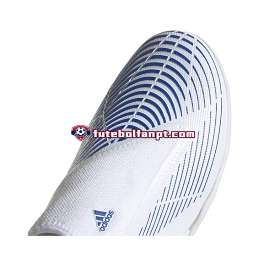 Azul Branco Adidas Predator EDGE.3 LL TF Diamond Edge Chuteiras de futebol