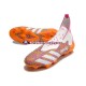 Roxo Laranja Branco Adidas Predator FREAK FG Chuteiras de futebol