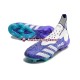 Roxo Branco Adidas Predator FREAK FG Chuteiras de futebol