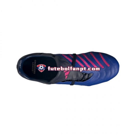 Rosa Azul Preto Adidas Predator Pulse UCL FG Chuteiras de futebol