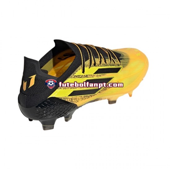 Ouro Adidas X SPEEDFLOW Messi.1 FG Mi Historia Chuteiras de futebol