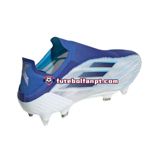 Azul Branco Adidas X SPEEDFLOW SG Diamond Edge Chuteiras de futebol