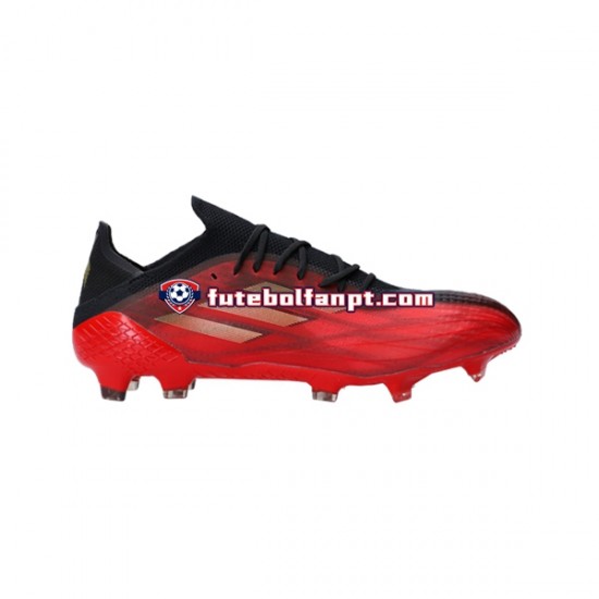 Vermelho Ouro Preto Adidas X SPEEDFLOW.1 FG Showdown Chuteiras de futebol