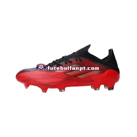 Vermelho Ouro Preto Adidas X SPEEDFLOW.1 FG Showdown Chuteiras de futebol