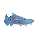 Rosa Azul Branco Adidas X SPEEDFLOW.1 SG Sapphire Edge Chuteiras de futebol