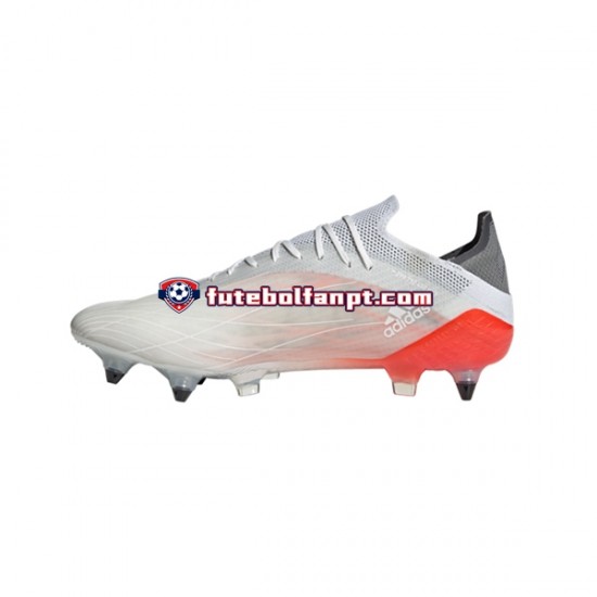 Vermelho Cinza Branco Adidas X SPEEDFLOW.1 SG Spark Chuteiras de futebol