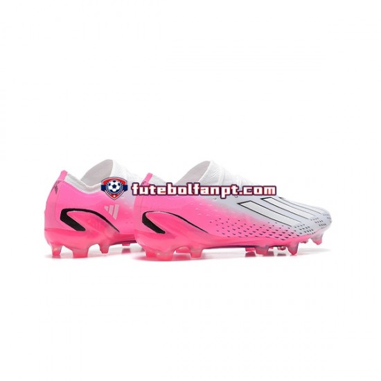 Rosa Branco Adidas X Speedportal .1 VM 2022 FG Chuteiras de futebol