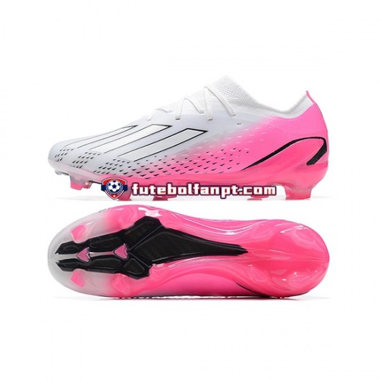 Rosa Branco Adidas X Speedportal .1 VM 2022 FG Chuteiras de futebol