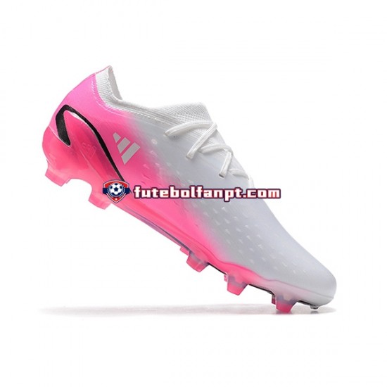 Rosa Branco Adidas X Speedportal .1 VM 2022 FG Chuteiras de futebol