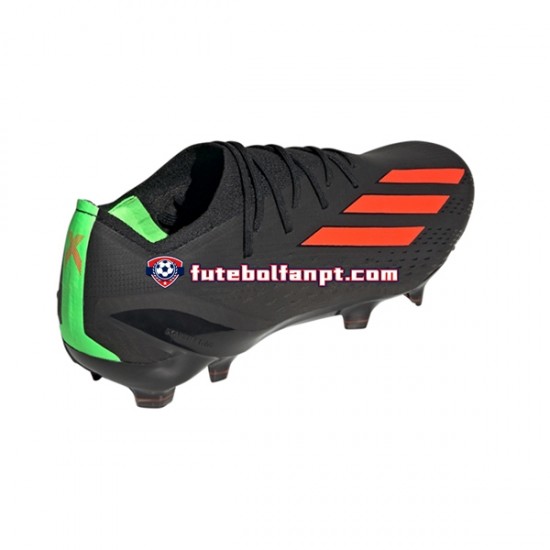 Vermelho Verde Preto Adidas X Speedportal.1 FG Shadowportal Chuteiras de futebol