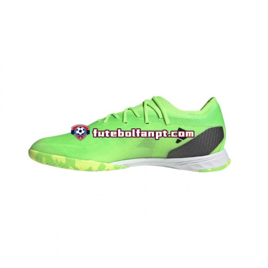 Verde Preto Adidas X Speedportal.1 IN Game Data Chuteiras de futebol