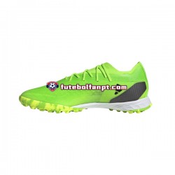 Verde Preto Adidas X Speedportal.1 TF Game Data Chuteiras de futebol