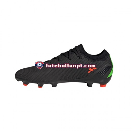 Vermelho Verde Preto Adidas X Speedportal.3 FG Shadowportal Chuteiras de futebol