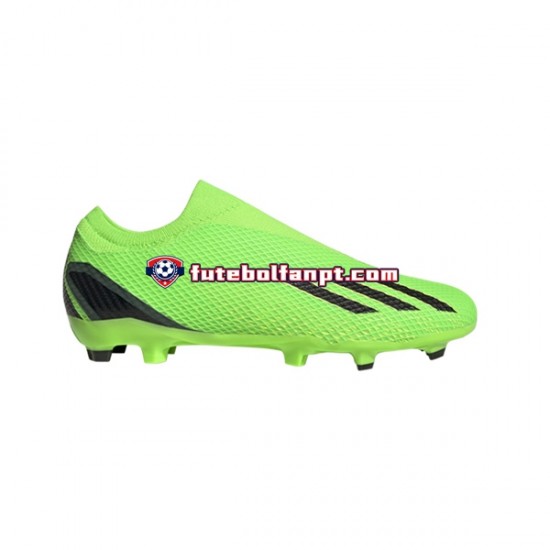 Verde Preto Adidas X Speedportal.3 LL FG Game Data Chuteiras de futebol