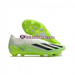 Branco Verde Preto Adidas X23 .1 FG Chuteiras de futebol