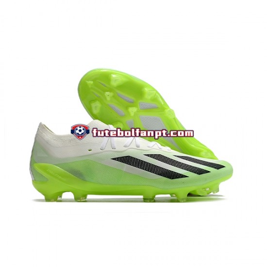 Branco Verde Preto Adidas X23 .1 FG Chuteiras de futebol