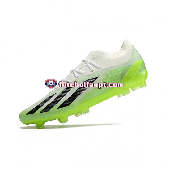 Branco Verde Preto Adidas X23 .1 FG Chuteiras de futebol