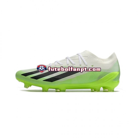 Branco Verde Preto Adidas X23 .1 FG Chuteiras de futebol