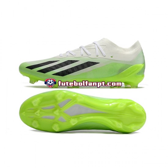 Branco Verde Preto Adidas X23 .1 FG Chuteiras de futebol