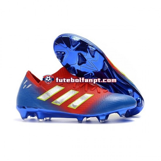 Vermelho Azul Branco Adidas adidas Nemeziz8.1 FG Chuteiras de futebol