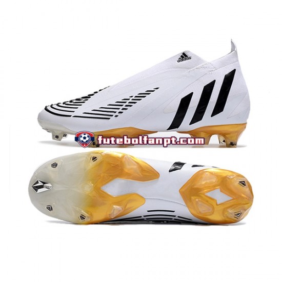 Branco Preto Adidas adidas Predator Edge Geometric FG Chuteiras de futebol