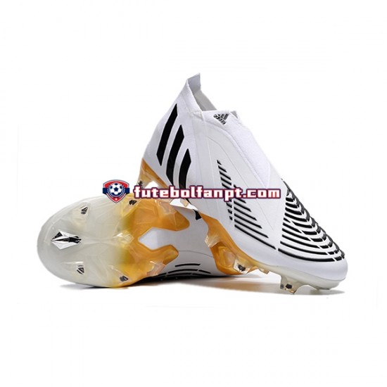 Branco Preto Adidas adidas Predator Edge Geometric FG Chuteiras de futebol