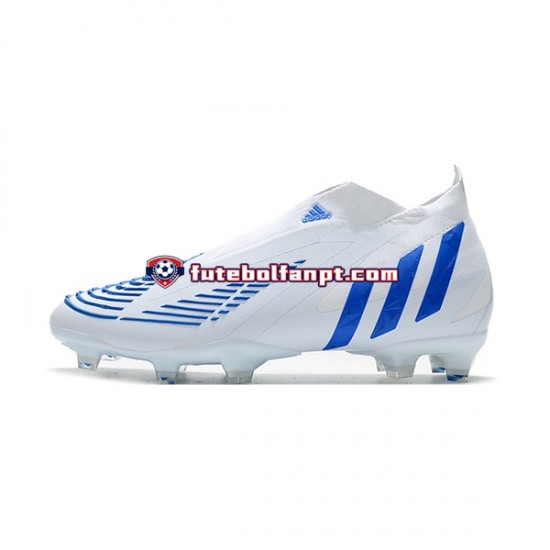 Azul Branco Adidas adidas Predator Edge Geometric FG Chuteiras de futebol