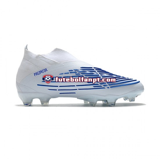 Azul Branco Adidas adidas Predator Edge Geometric FG Chuteiras de futebol