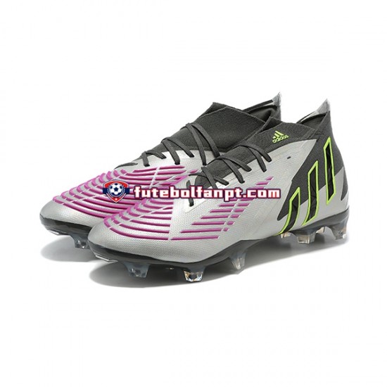 Roxo Branco Adidas adidas Predator Edge Geometric.1 FG Chuteiras de futebol