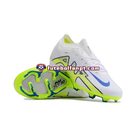 Branco Verde Nike Air Zoom Mercurial IX Elite FG Chuteiras de futebol