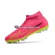 Rosa Verde Nike Air Zoom Mercurial Superfly IX Academy AG Chuteiras de futebol