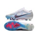 Azul Branco Nike Air Zoom Mercurial Superfly IX Elite AG Chuteiras de futebol