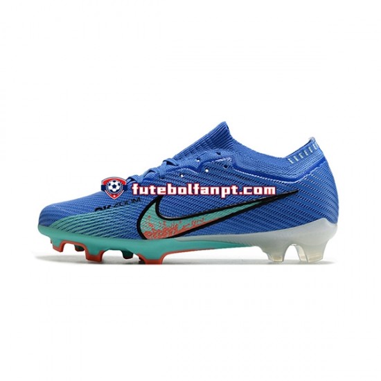 Azul Verde Nike Air Zoom Mercurial Superfly IX Elite FG Chuteiras de futebol