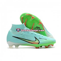 Verde Nike Air Zoom Mercurial Superfly IX Elite FG Chuteiras de futebol