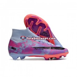 Roxo Nike Air Zoom Mercurial Superfly IX Elite FG Chuteiras de futebol