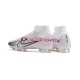 Vermelho Branco Preto Nike Air Zoom Mercurial Superfly IX Elite FG Chuteiras de futebol