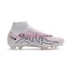 Vermelho Branco Preto Nike Air Zoom Mercurial Superfly IX Elite FG Chuteiras de futebol